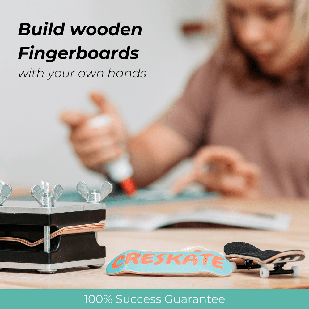 Teak Tuning Pro Fingerboards Fingerboard Construction Kit For Beginners - Includes Fingerboard Mold, Shaper, Veneer, and More