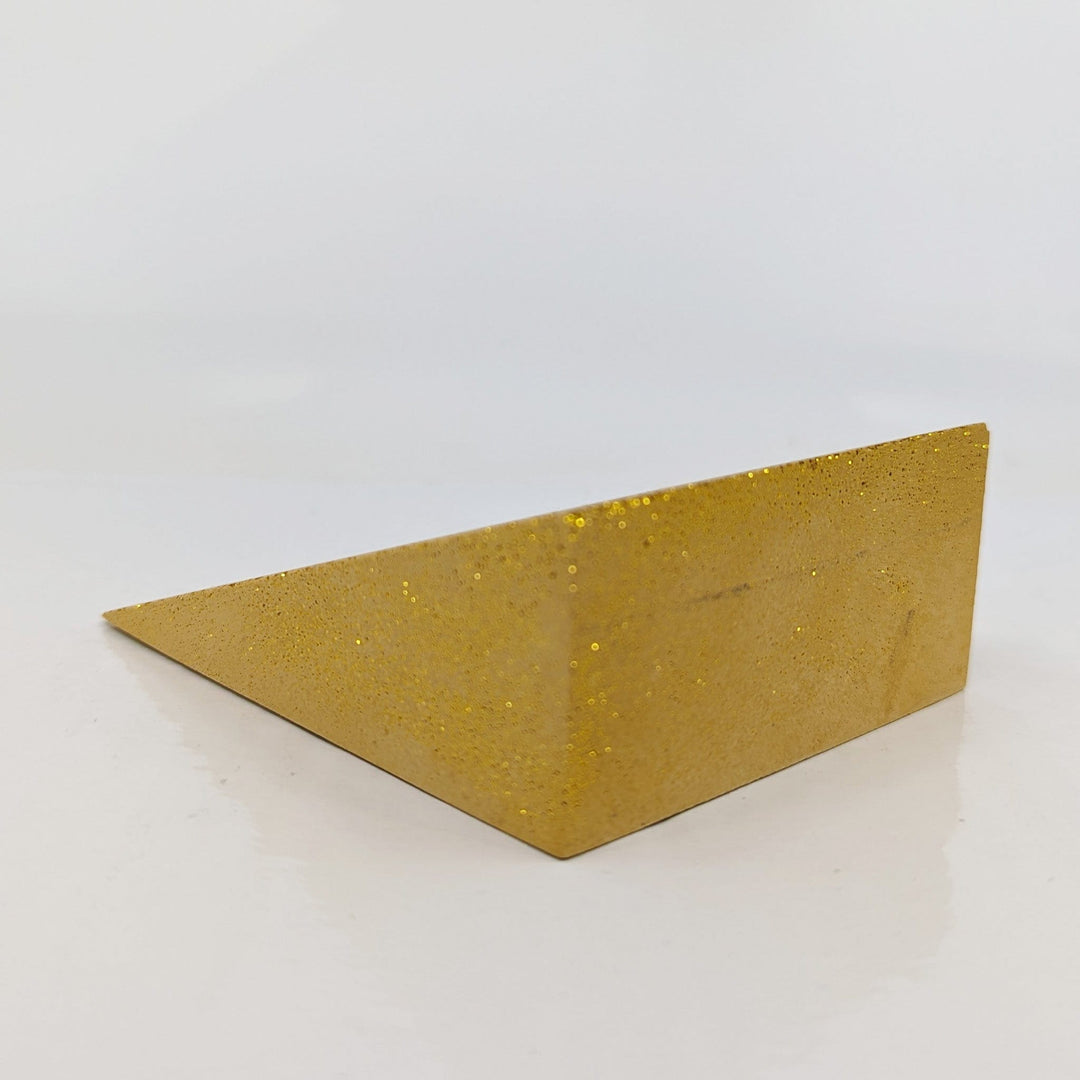 Teak Tuning TEAK INSIDER CLUB Monument Series Concrete Lowboy 1.5 Kicker Ramp, Medium - 1.5 Inch Tall, 4 Inches Long - Special Edition Gold Crusted Colorway