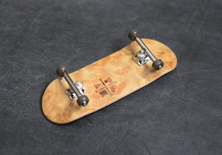 Teak Tuning 34mm Prolific Gen2 Fingerboard Complete - "Out of the Woods" Colorway - Gen2 Prodigy Trucks + Pro Duro Bubble Bushings