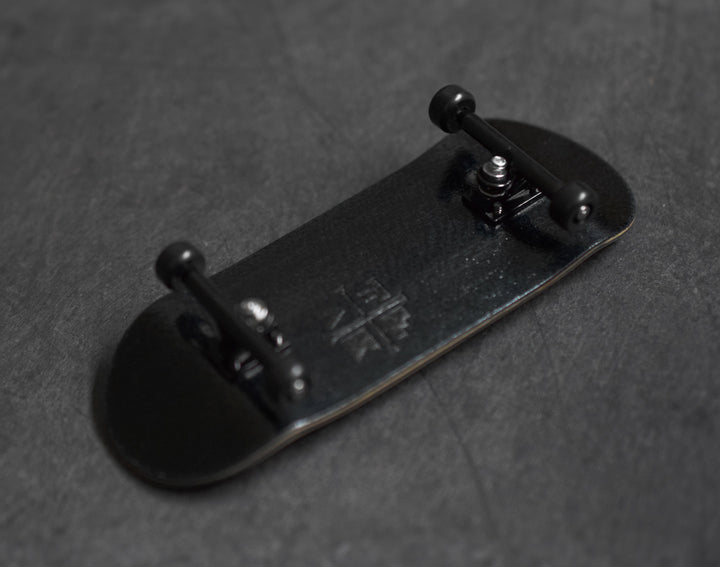 Teak Tuning 34mm Prolific Gen2 Fingerboard Complete - "All Blacks" Colorway - Gen2 Prodigy Trucks + Pro Duro Bubble Bushings