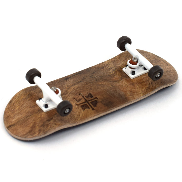 Teak Tuning 32mm Prolific Gen2 Fingerboard Complete - "Toasted S'mores" Colorway - Gen2 Prodigy Trucks + Pro Duro Bubble Bushings