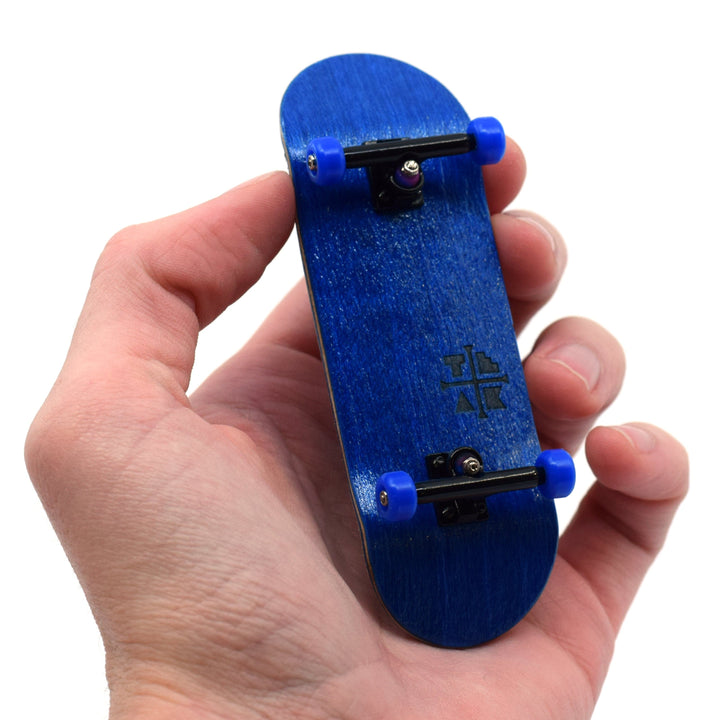 Teak Tuning 32mm Prolific Gen2 Fingerboard Complete - "Midnight Blues" Colorway - Gen2 Prodigy Trucks + Pro Duro Bubble Bushings