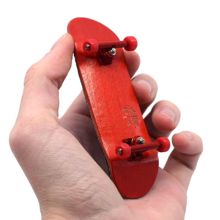 32mm Prolific Gen2 Fingerboard Complete - "Red Rover" Colorway - Gen2 Prodigy Trucks + Pro Duro Bubble Bushings