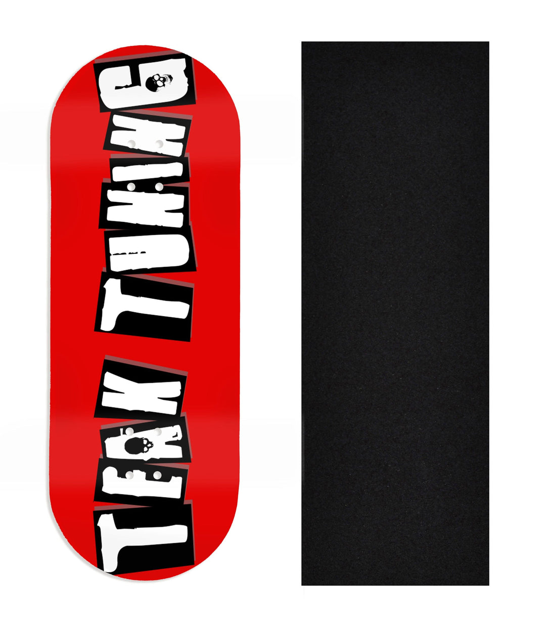 Teak Tuning Heat Transfer Graphic Wooden Fingerboard Deck, Design Contest 2024 Winner, fbb_ok - "Urban Streak" 34mm Deck