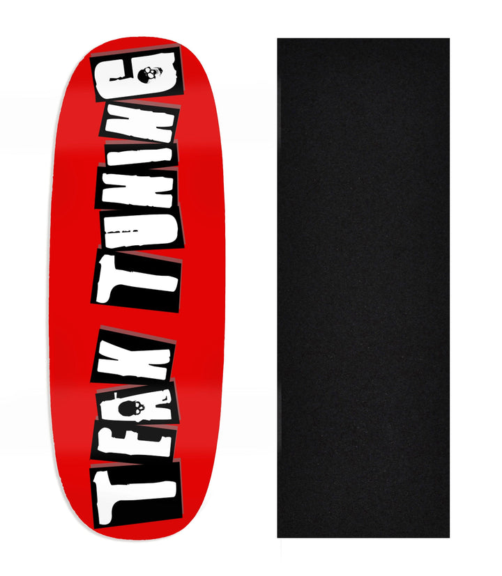 Teak Tuning Heat Transfer Graphic Wooden Fingerboard Deck, Design Contest 2024 Winner, fbb_ok - "Urban Streak" Ohhh Deck