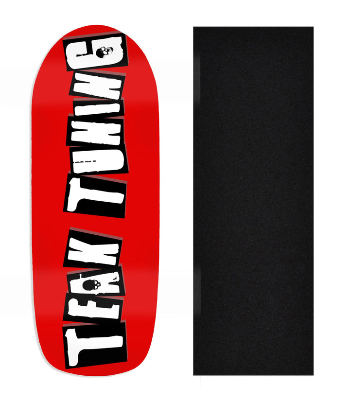 Teak Tuning Heat Transfer Graphic Wooden Fingerboard Deck, Design Contest 2024 Winner, fbb_ok - "Urban Streak" Poolparty Deck