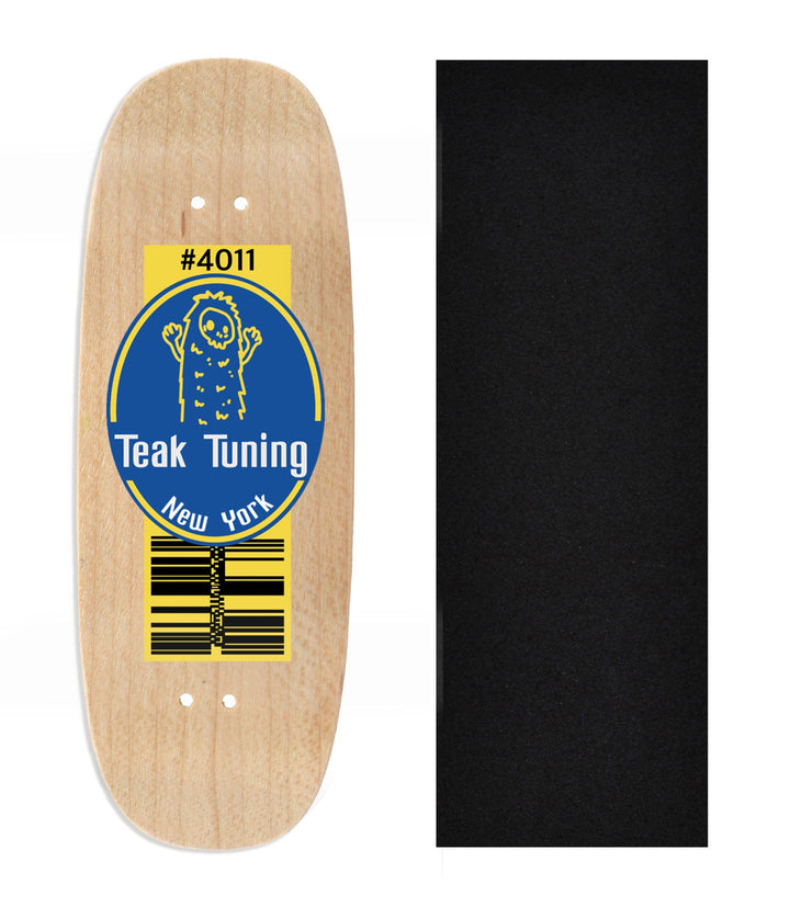 Teak Tuning Heat Transfer Graphic Wooden Fingerboard Deck, Design Contest 2024 Winner, sk8elliot - "4011 Qty 1" Ohhh Deck