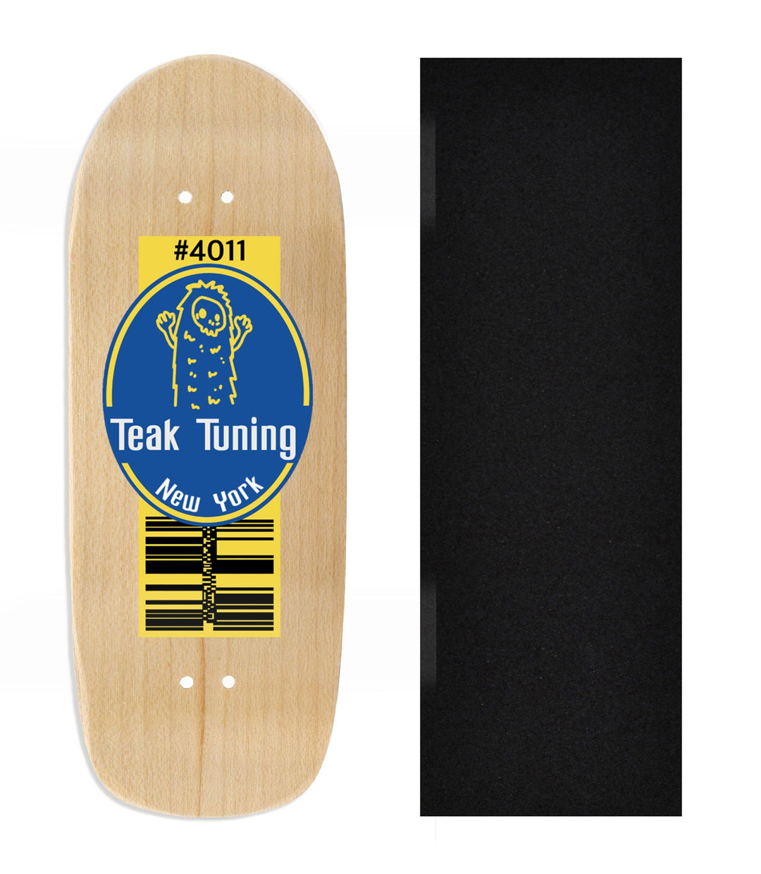 Teak Tuning Heat Transfer Graphic Wooden Fingerboard Deck, Design Contest 2024 Winner, sk8elliot - "4011 Qty 1" Poolparty Deck