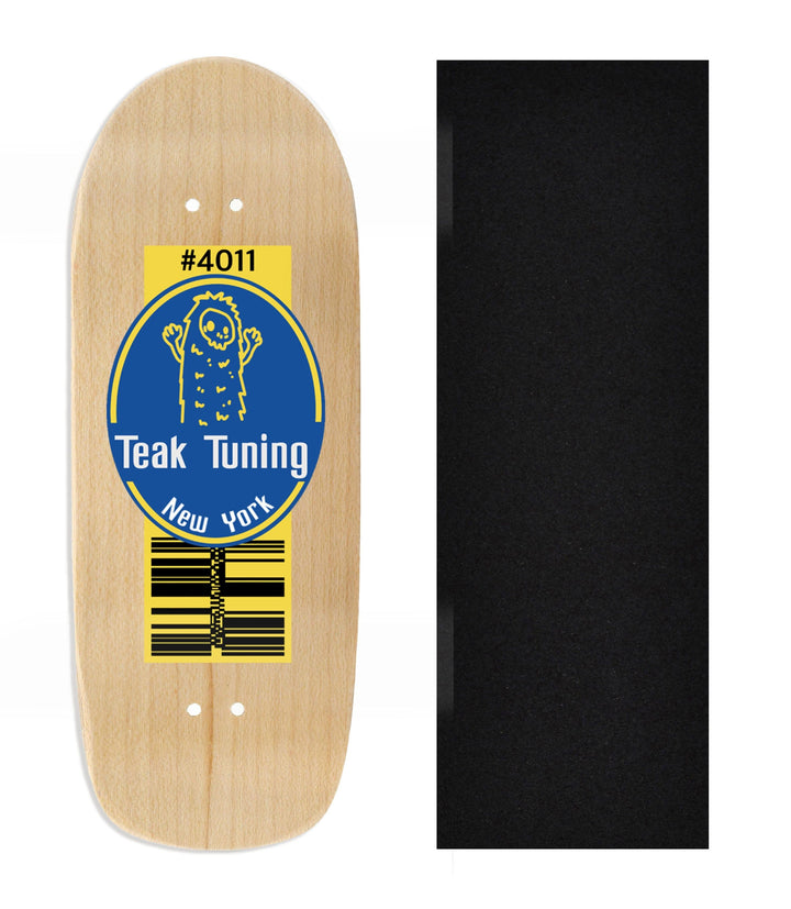 Teak Tuning Heat Transfer Graphic Wooden Fingerboard Deck, Design Contest 2024 Winner, sk8elliot - "4011 Qty 1" Poolparty Deck