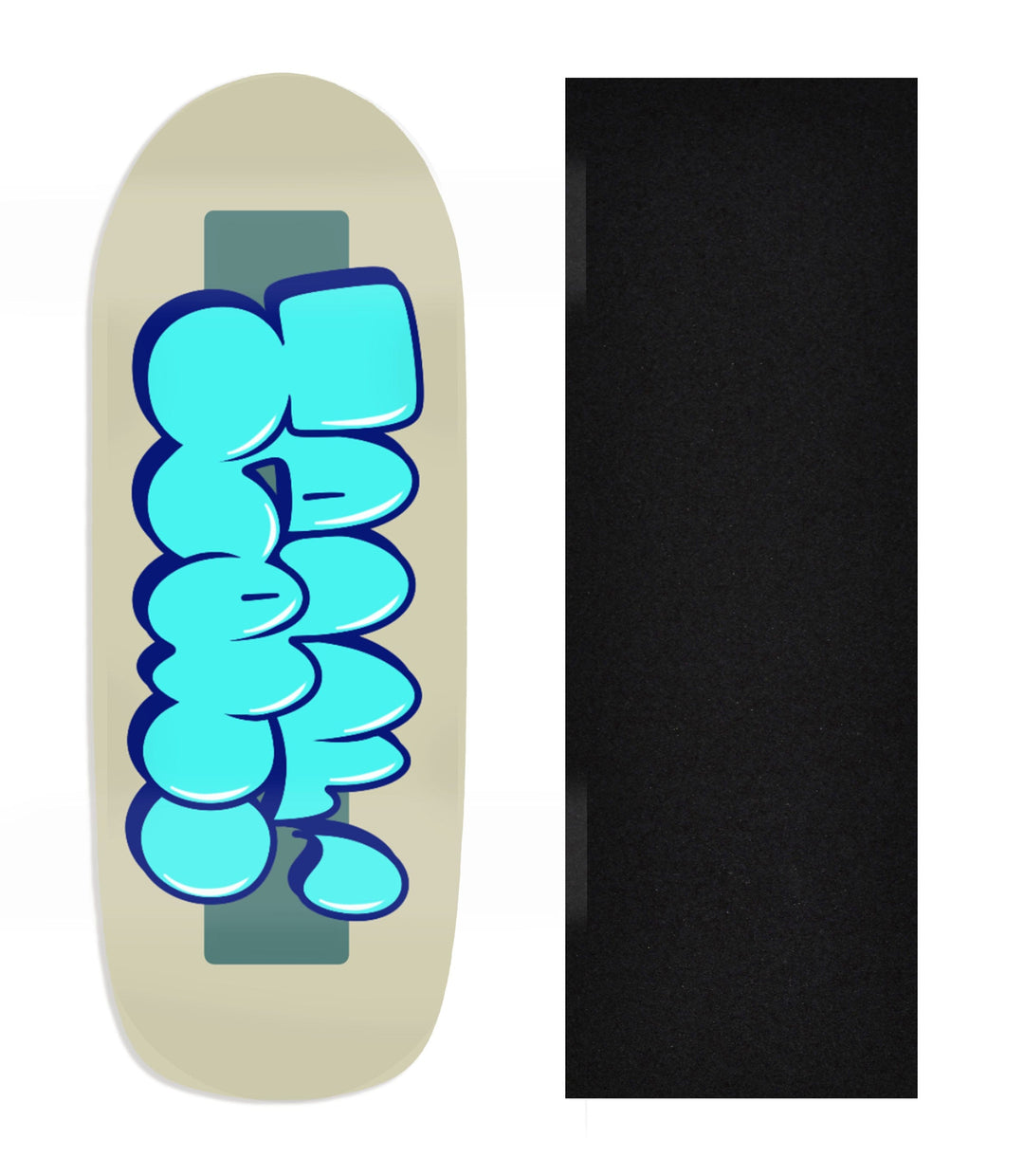 Teak Tuning Heat Transfer Graphic Wooden Fingerboard Deck, Design Contest 2024 Winner, prodbyswtchflp - "Bubble Edge" Poolparty Deck