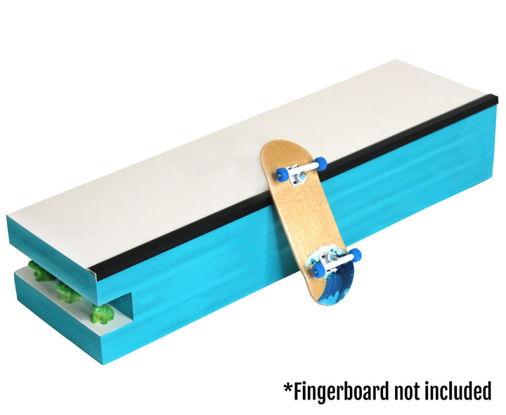 Teak Tuning Islander "El Bloque" XL Fingerboard Ledge - 12 Inches - Teak Tuning x Islander Ramps Collab