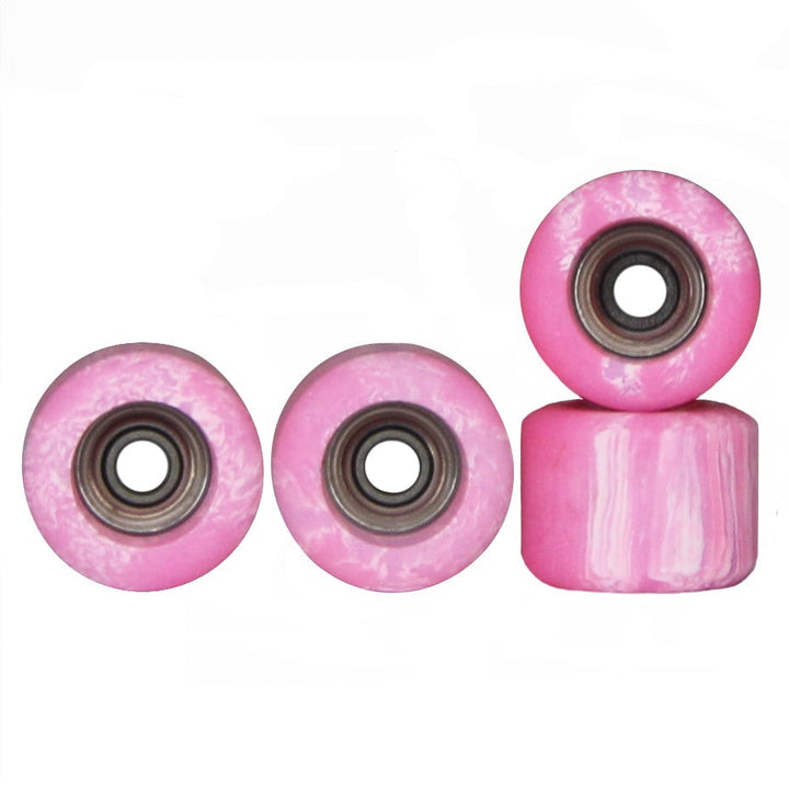 Teak Tuning Tigerlily Pro Model Signature Swirls - Apex Shorty Wheels - 71D Urethane - ABEC-9 Bearings