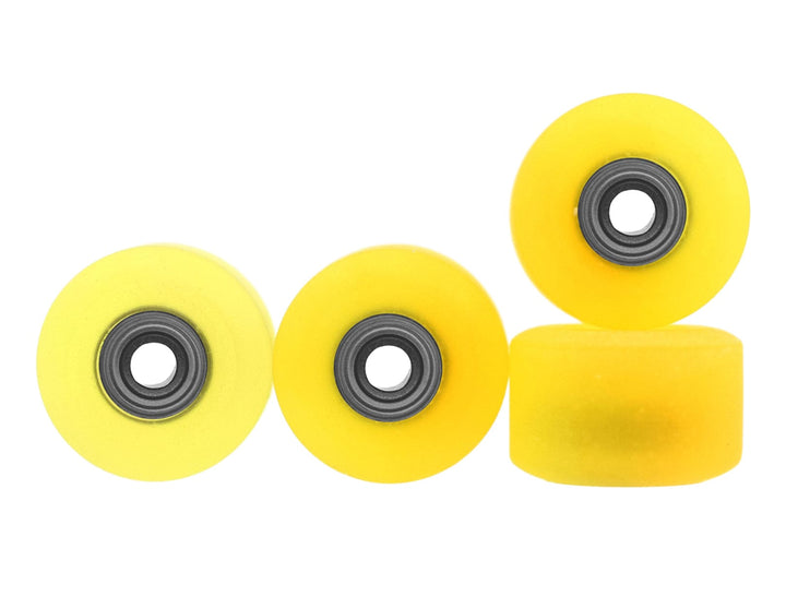 Teak Tuning Apex New Street Wheels - 61D Urethane - ABEC-9 Bearings - "Yellow Sol"