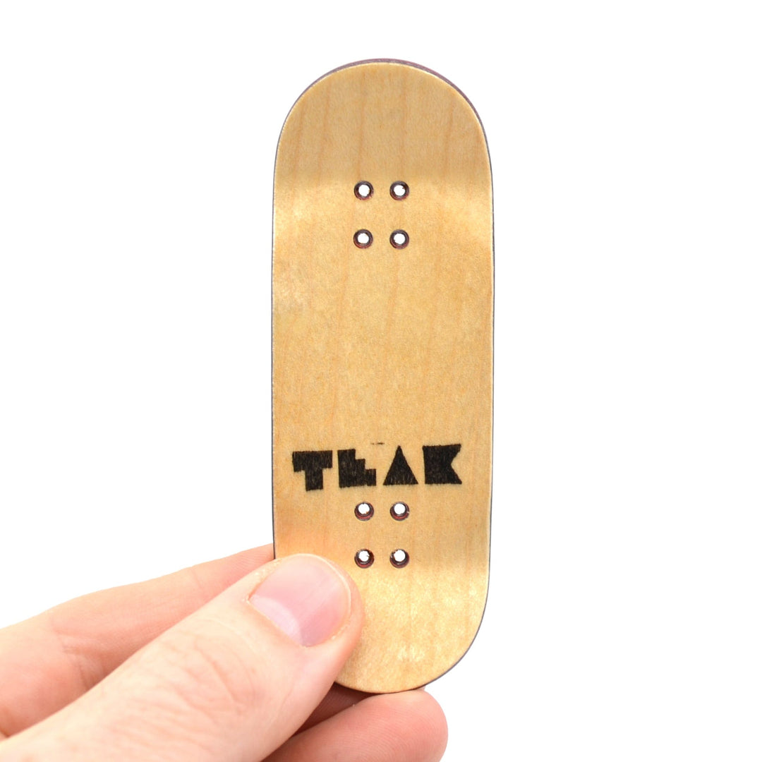 Teak Tuning Pro Fingerboards NEW Artisan Pro Series Handcrafted Wooden Deck - 32x97mm or 34x97mm - Heat Transfer Classics Series