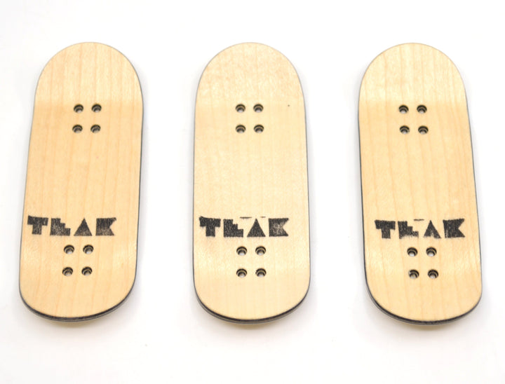 Teak Tuning Pro Fingerboards NEW Artisan Pro Series Handcrafted Wooden Deck - 32x97mm or 34x97mm - Heat Transfer Classics Series