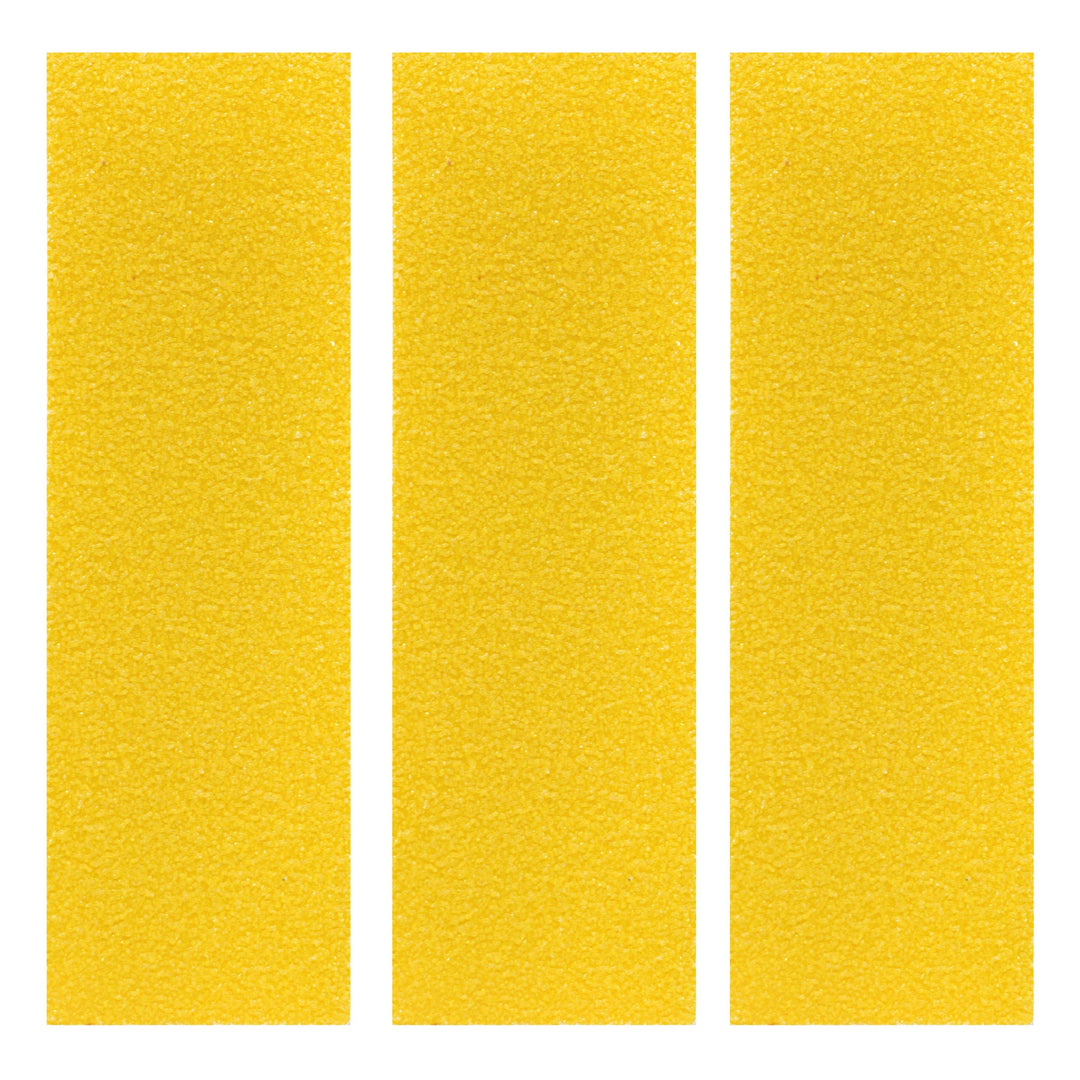 Teak Tuning 3PK Fingerboard Skate Grip Tape, Yellow Edition - 38mm x 114mm