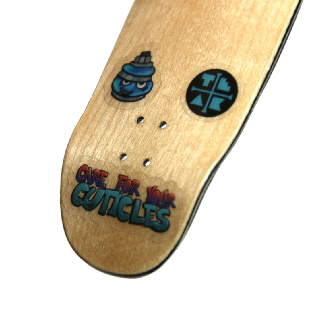 Teak Tuning Pro Fingerboards Teak Mini Stickers Sheet - Classic Edition - 31 Premium Glossy Mini Stickers