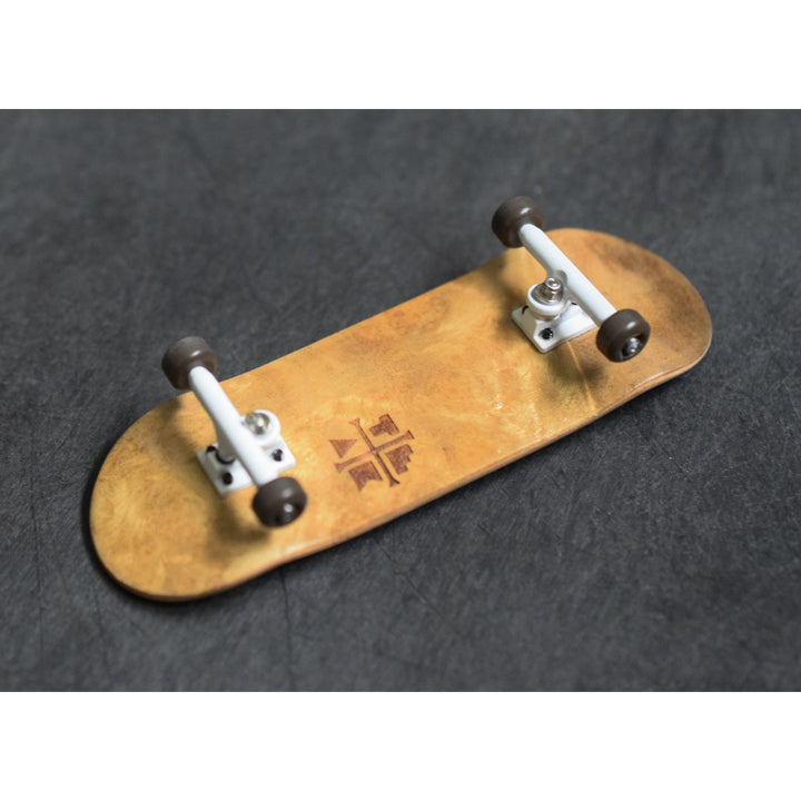 Teak Tuning 32mm Prolific Gen2 Fingerboard Complete - "Toasted S'mores" Colorway - Gen2 Prodigy Trucks + Pro Duro Bubble Bushings