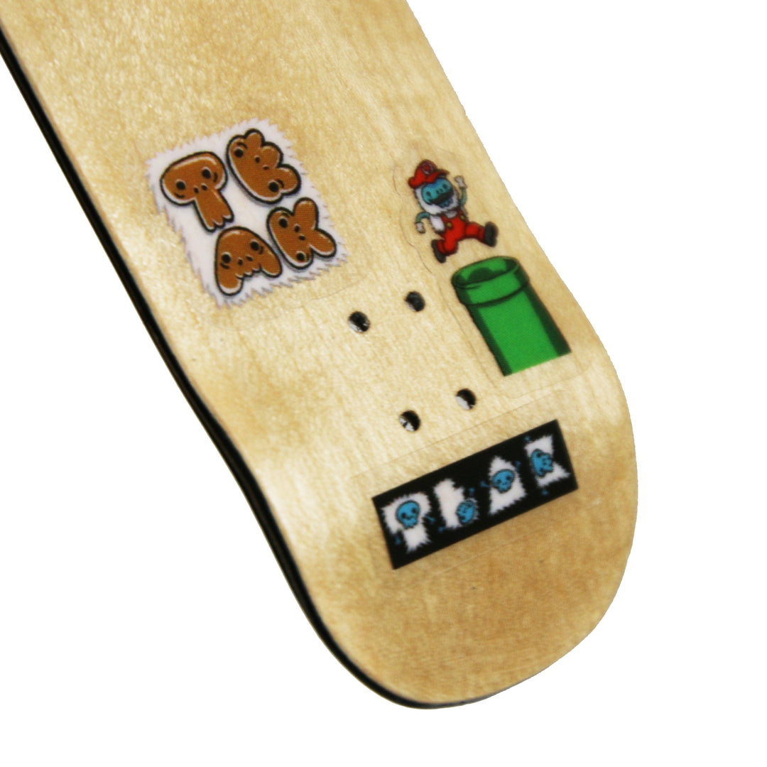 Teak Tuning Pro Fingerboards Teak Mini Stickers Sheet - Yeti Takeover Edition - 31 Premium Glossy Mini Stickers